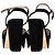 Sandali Stuart Weitzman Dayna con plateau in pelle scamosciata nera - vista 5
