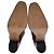 Botas de cano alto Ganni Western em couro marrom com efeito crocodilo - vista 5