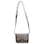 Burberry Mini TB Leather-Trimmed Shoulder Bag in Cream Canvas White Cloth  ref.1417517