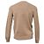 Gucci V-Neck GG Pattern Cardigan in Brown Wool - view 3