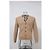 Gucci V-Neck GG Pattern Cardigan in Brown Wool - view 6
