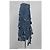 Sacai Luck Falda midi Sacai Patchwork en denim azul - vista 6