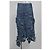 Sacai Luck Falda midi Sacai Patchwork en denim azul - vista 7