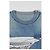Sacai Luck Top con detalle de bandana Sacai en denim de algodón azul - vista 9
