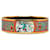 Hermès Hermes Wide Enamel Bangle Pulseira esmaltada em bom estado Dourado Esmalte  ref.1417613