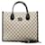 Gucci Gucci GG kleine Tragetasche 659983 Tragetasche aus Kunststoff in PVC und Leder 659983 In sehr gutem Zustand Beige  ref.1417622