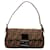 Fendi Zucca Bolso Mamma Baguette De Lona Bolso De Hombro De Lona 26242 en buen estado Lienzo  ref.1417670