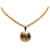 Chanel Vintage Coco Mark Necklace Gold Plated in Very Good Condition Golden Metal  ref.1417699