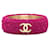 Bracelet Chanel Coco Mark Violet Or Tweed en Très Bon État Métal  ref.1417706