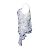 Autre Marque Diane von Furstenberg, Asymmetrisches cremefarbenes Top Blau - Ansicht 3