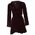 Autre Marque Realisierung, schwarzes Wickelkleid mit Punkten