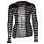 Jean Paul Gaultier, Conjunto twin transparente con rayas Negro