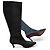 Botas de piel negras de punta Christian Louboutin Negro - vista 2