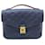 Blue Louis Vuitton Monogram Empreinte Pochette Metis Satchel Leather  ref.1418006