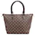 Louis Vuitton Damier Ebene Saleya PM Sac à main N51183 Cuir Marron  ref.1418038