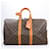 Louis Vuitton Monogram Canvas Keepall 45 Travel Bag M41428 Brown Leather  ref.1418039