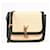 Bolsa de ombro envernizada Saint Laurent Paris Solferino em couro preto e bege (733704)  ref.1418048