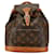 Louis Vuitton Monograma Mini Montsouris Mochila De Lona M51137 en buen estado Castaño Lienzo  ref.1418067