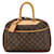 Louis Vuitton Monogram Deauville Handbag M47270 Brown PVC Leather in Very Good Condition Cloth  ref.1418073