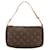 Louis Vuitton Monogram Pochette Accessoires Shoulder Bag M51980 Cuir PVC en très bon état Plastique Marron  ref.1418075