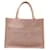 Dior Canvas Cannage Book Tote Bag in Very Good Condition Pink Cloth  ref.1418116