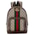 Mochila Gucci Brown Pequena GG Supreme Ophidia Marrom Bege Lona Pano  ref.1418243