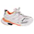 Balenciaga Track Sneakers in White Orange Polyurethane Cream Plastic  ref.1418321