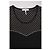 Blusa a maniche corte con borchie Sandro Paisley in seta nera Nero - vista 10