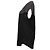 Blusa a maniche corte con borchie Sandro Paisley in seta nera Nero - vista 2