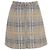 Acne Studios Minifalda a cuadros en lana gris