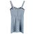 Minivestido Reformation Bustier en denim de algodón azul Azul claro - vista 2