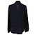 Blusa Michael Michael Kors con scollo a V in seta blu navy - vista 3