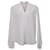 Michael Michael Kors  V-Neck Blouse in White Silk  ref.1418361