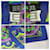 Sciarpa multicolore blu e viola di Gianni Versace  - vista 8