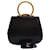 Salvatore Ferragamo Gancini Sac à main Cuir 2façon Black Auth 77216 Noir  ref.1418409