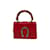 Bolso con asa superior de bambú Gucci Dionysus Roja Cuero  ref.1418481