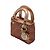 Borsa Lady Dior Mini Dior Rosa con Paillettes - vista 2