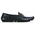 VERSACE - Mocassins Medaillon Versace en cuir noir (T37) - vue 2