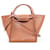 Céline CELINE Smooth Calfskin Small Big Bag 2way Handbag in Tan Brown Leather  ref.1418625