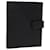 Organizer Funda de agenda Louis Vuitton Negro Cuero  ref.1418637