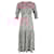Autre Marque Rixo Floral Patterned Pleated Midi Dress in Multicolor Viscose Cellulose fibre  ref.1418682
