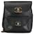 Chanel CC Caviar Chain Rucksack Lederrucksack in gutem Zustand Schwarz  ref.1418744