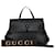 Bolsa tote de couro Gucci Bamboo Daily 2WAY 370830 em muito bom estado Preto  ref.1418750