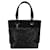 Bolsa Tote PM de PVC preto e prata Chanel Coco Mark Paris Biarritz em ótimo estado Plástico  ref.1418762