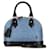 Bolso de mano Louis Vuitton Alma BB M41437 de cuero PVC en excelente estado Azul  ref.1418784