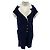Vestido Chanel T.FR 40 de seda Azul marino