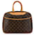 Louis Vuitton Monogramme Marron Deauville Cuir Toile  ref.1418907