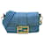 Fendi Baguette convertible en nylon Joshua Vides Mini bleue bleue Tissu  ref.1418928