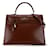 Hermès Veau box marron Kelly Sellier 35 Cuir Veau façon poulain  ref.1418987