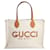 Sac cabas Gucci avec imprimé Gucci Beige Coton Marron  ref.1419035